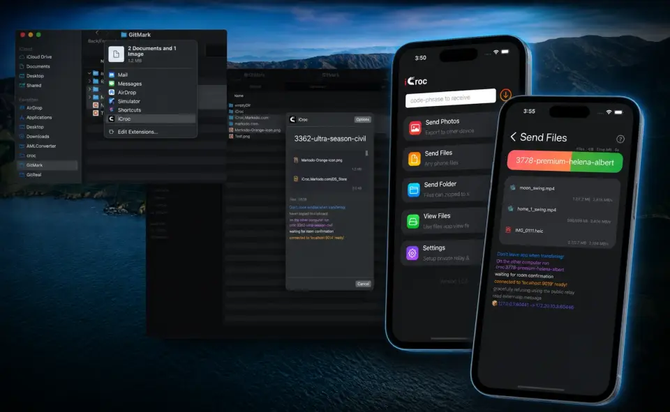 iCroc Application Screenshot
